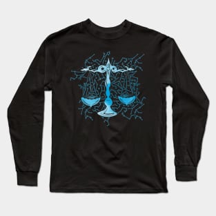 Libra Zodiac Sign Air Element Long Sleeve T-Shirt